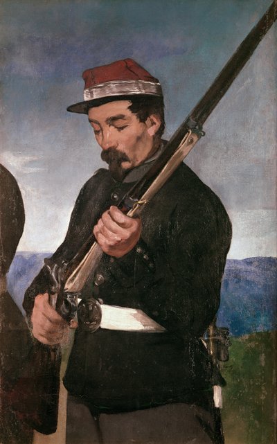 Non Commissioned Officer holding his Rifle by Édouard Manet